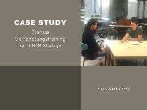 Case Studies Startup Verhandlungen © konsultori