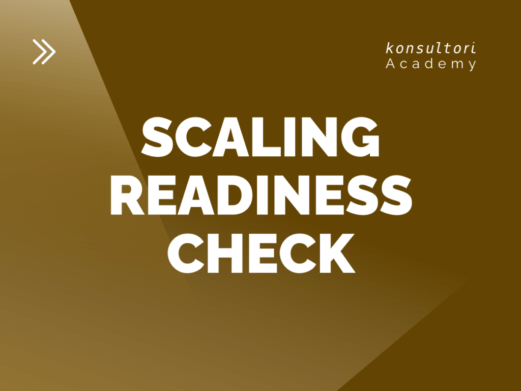 Scaling readiness check